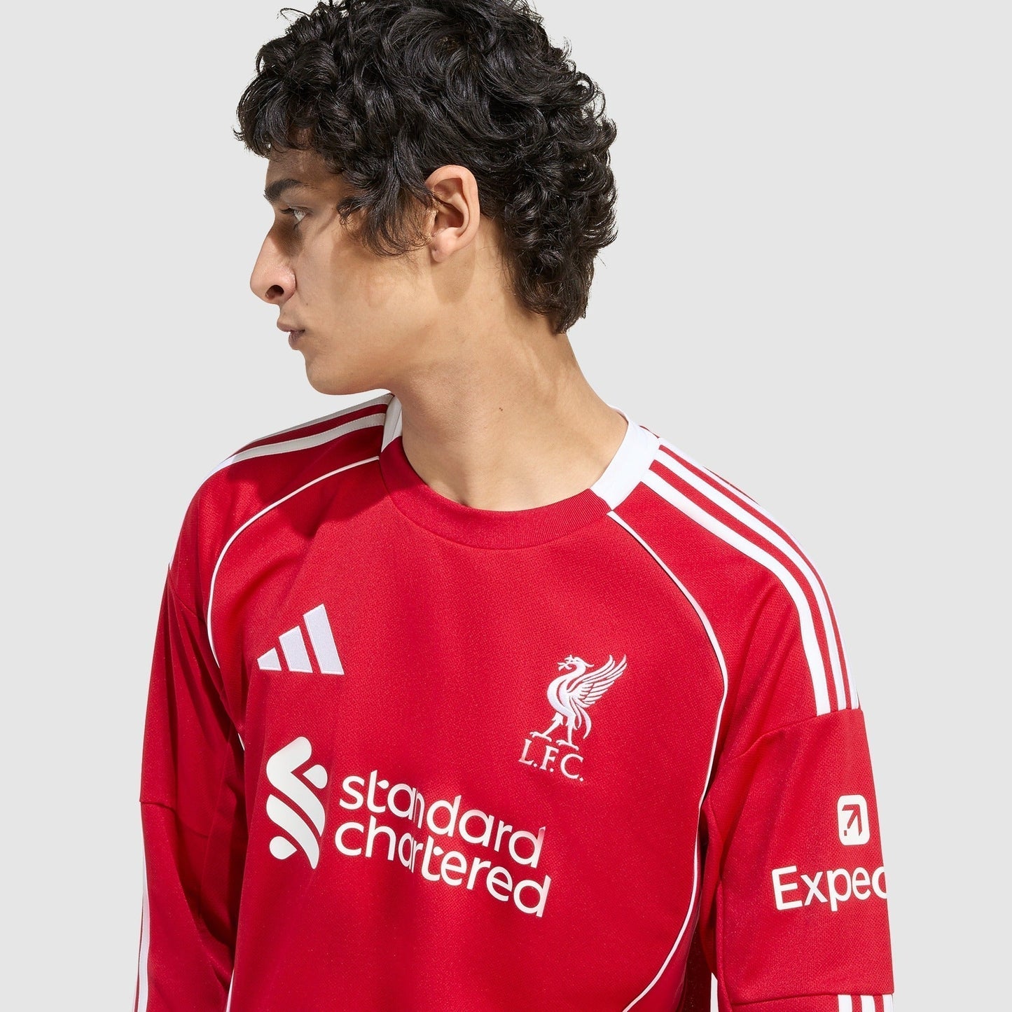 Camisa Manga Longa Torcedor Masculina Liverpool I 2025/2026