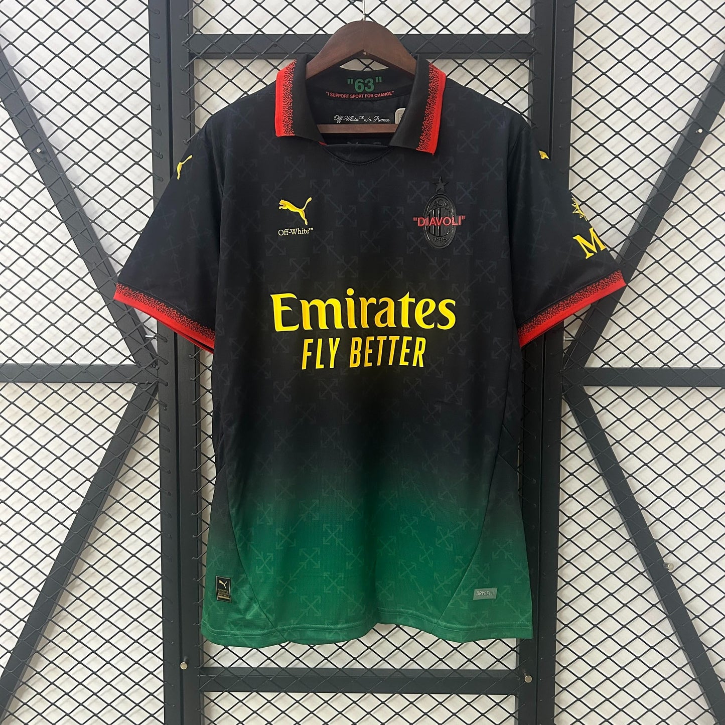 Camisa Torcedor Masculina Milan 2025/2026