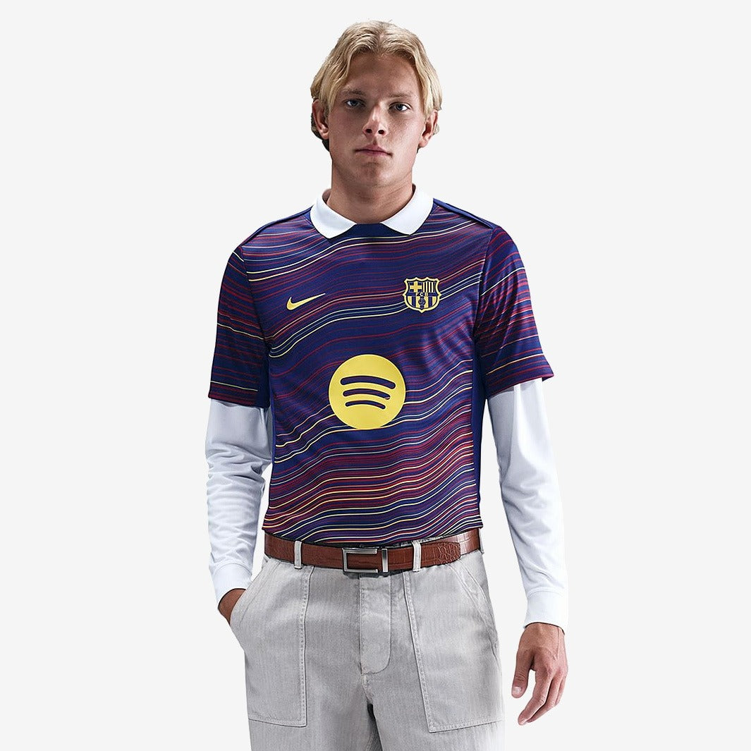 Camisa Torcedor Masculina Barcelona 2025/2026 Pré-Jogo