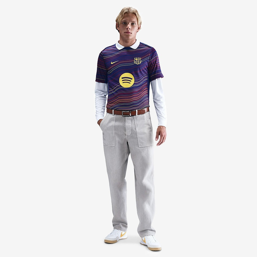 Camisa Torcedor Masculina Barcelona 2025/2026 Pré-Jogo