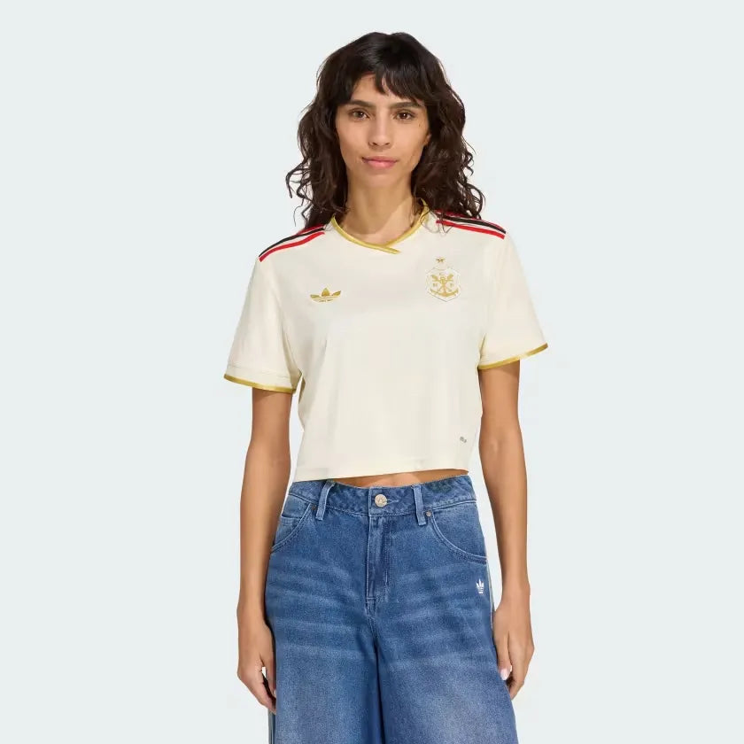 Camisa Torcedor Feminina Flamengo III 2025/2026 Cropped