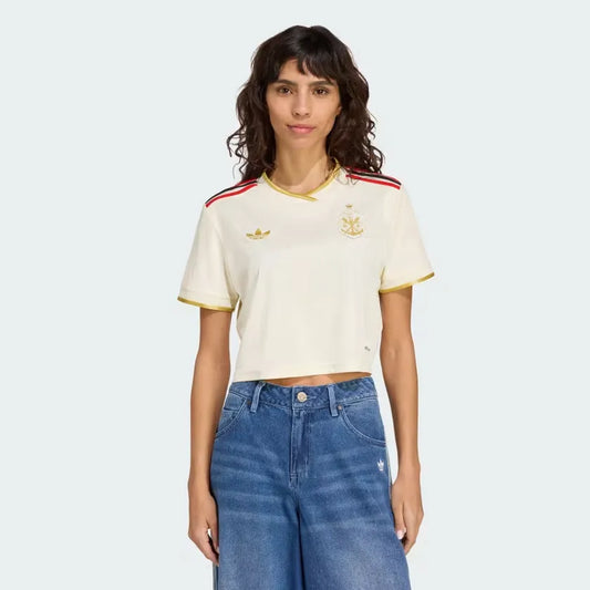 Camisa Torcedor Feminina Flamengo III 2025/2026 Cropped