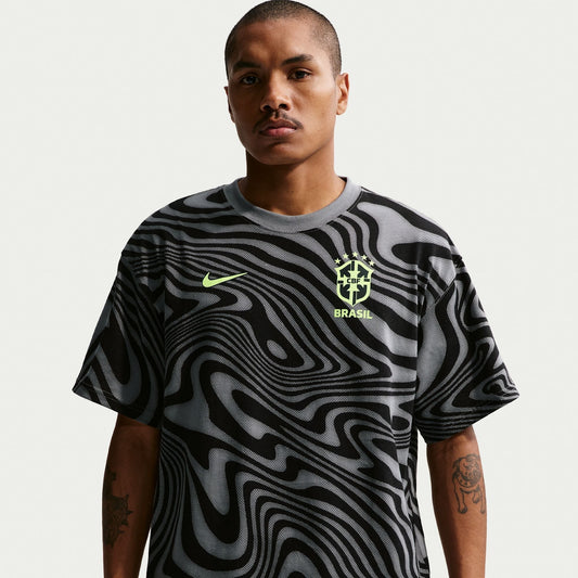 Camisa Treino Masculina Brasil 2026/2027 Cinza