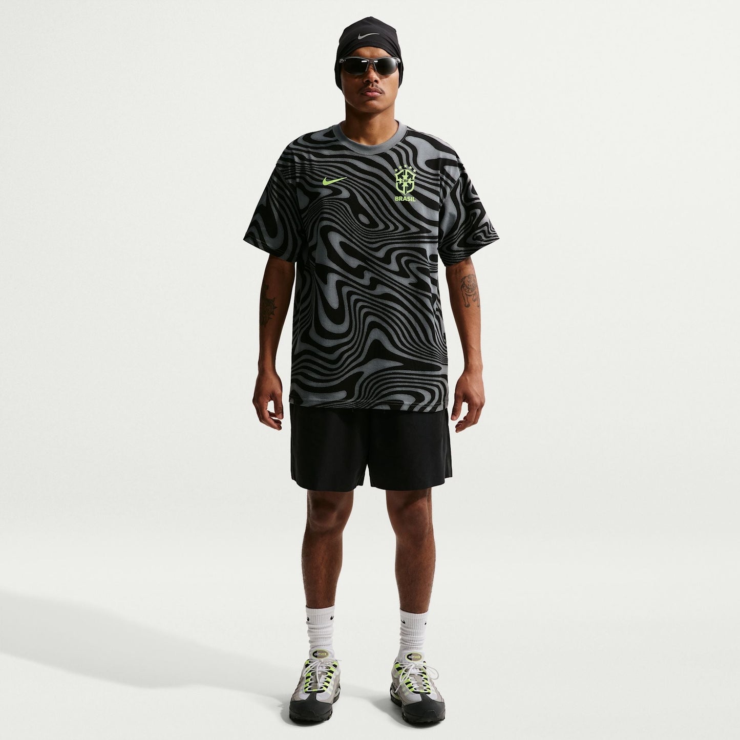 Camisa Treino Masculina Brasil 2026/2027 Cinza
