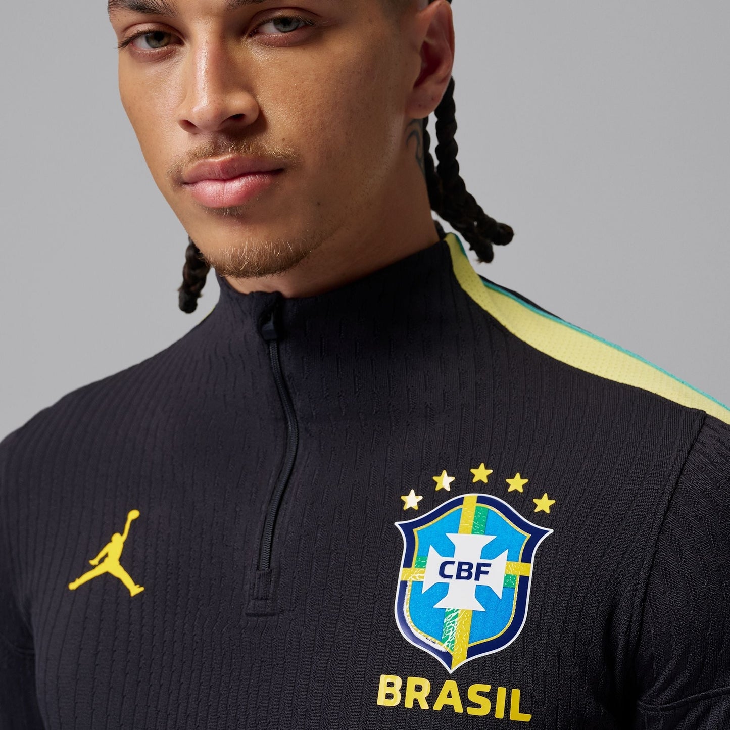 Conjunto de Treino Masculino Brasil 2026/2027 Preto