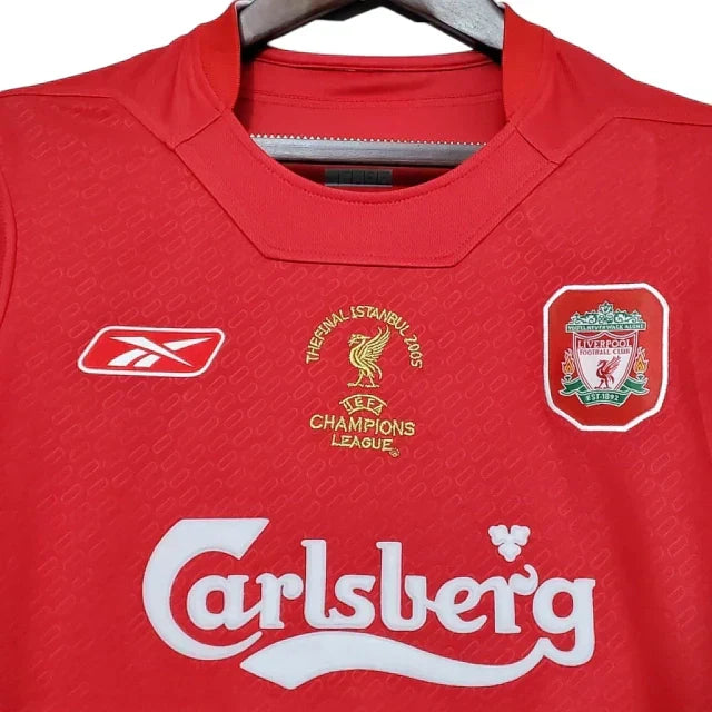 Camisa Retrô Torcedor Masculina Liverpool 2005