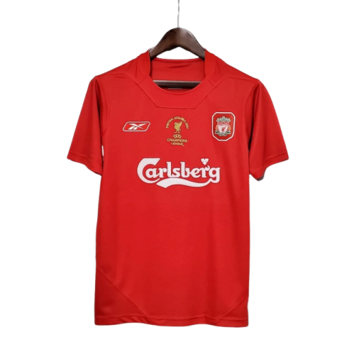 Camisa Retrô Torcedor Masculina Liverpool 2005