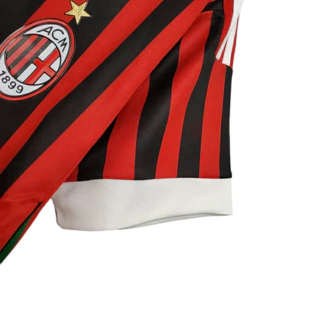 Camisa Milan Retrô 2011/2012 Vermelha e Preta