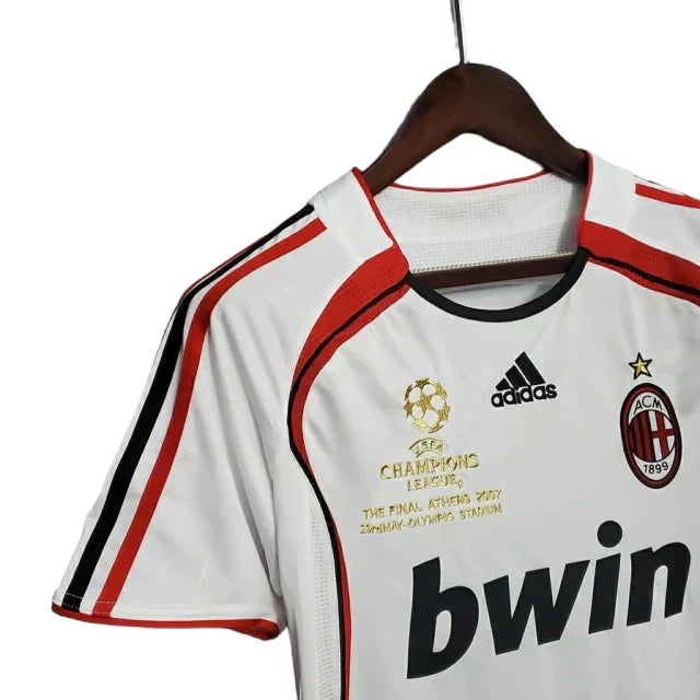 Camisa Retrô Milan II Away 2006/07 Masculino Branco