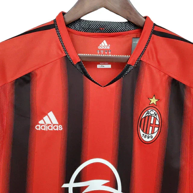 Camisa Retrô Torcedor Masculina Milan 2004