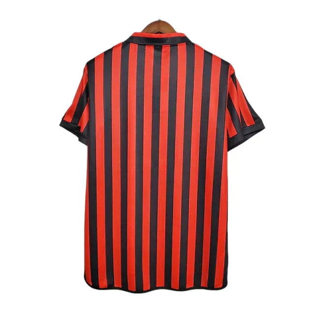 Camisa Milan Retrô 1999/2000 Vermelha e Preta