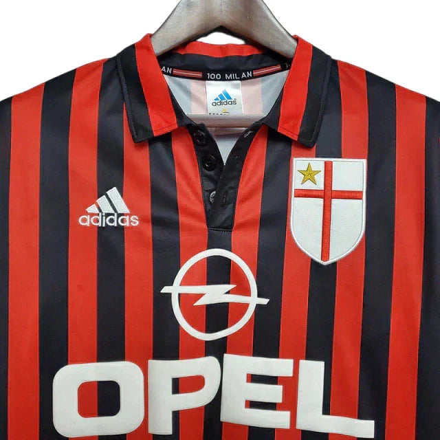 Camisa Retrô Torcedor Masculina Milan 1999