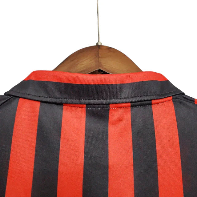Camisa Milan Retrô 1999/2000 Vermelha e Preta