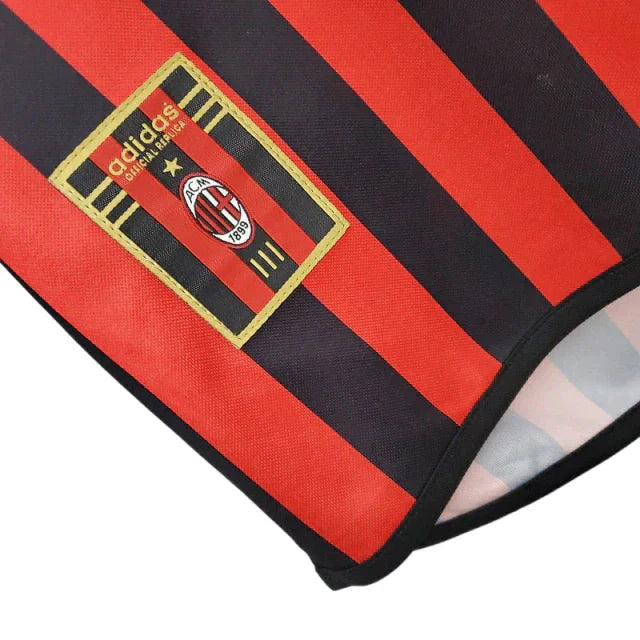 Camisa Milan Retrô 1999/2000 Vermelha e Preta