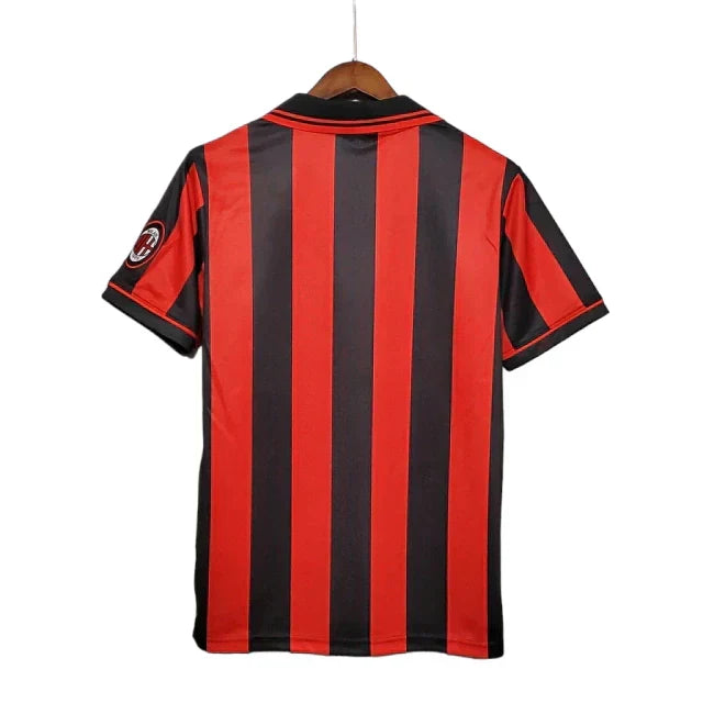 Camisa Retrô Torcedor Masculina Milan 1996