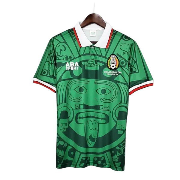 Camisa México Retrô 1998 Verde - Aba Sport