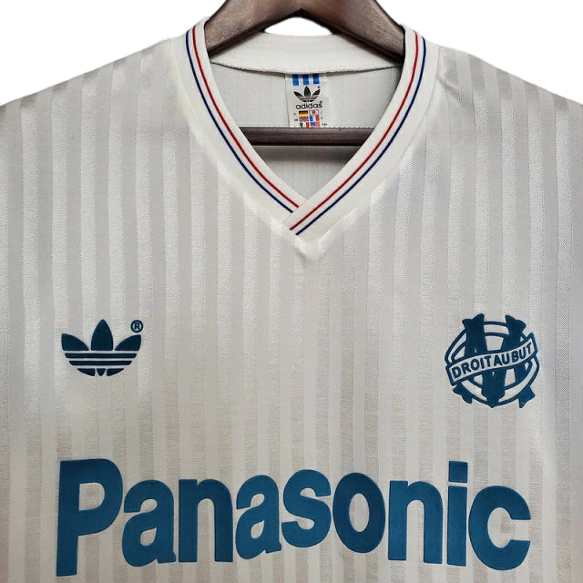 Camisa Marseille Retrô 1990 Branca