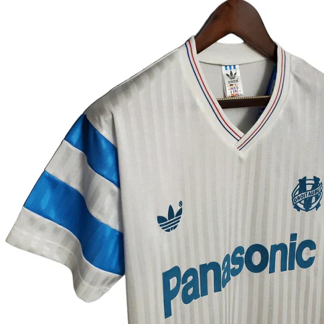 Camisa Marseille Retrô 1990 Branca