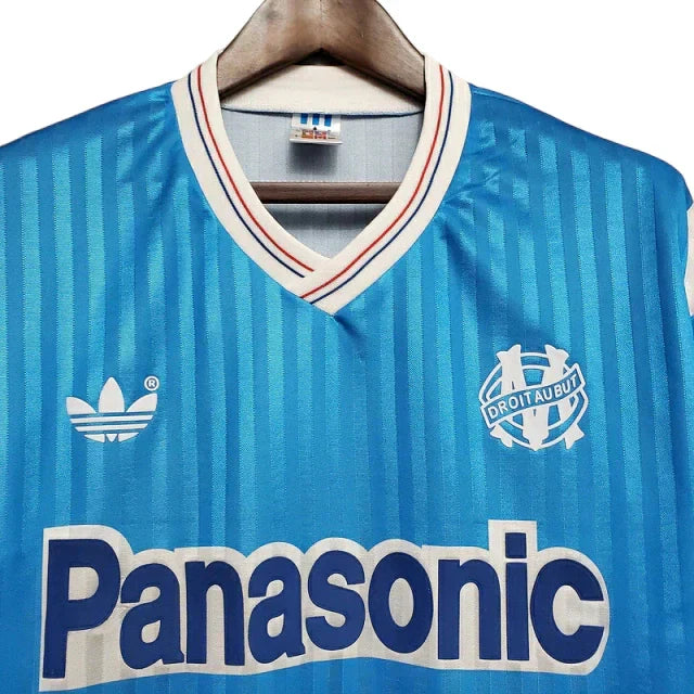Camisa Marseille Retrô 1990 Azul