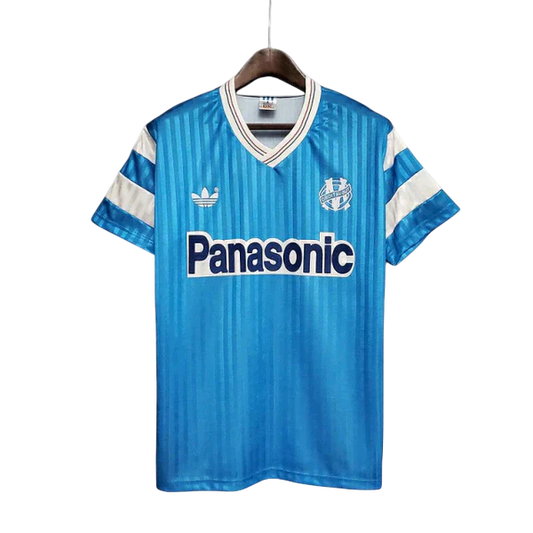 Camisa Marseille Retrô 1990 Azul