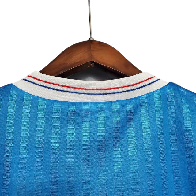 Camisa Marseille Retrô 1990 Azul