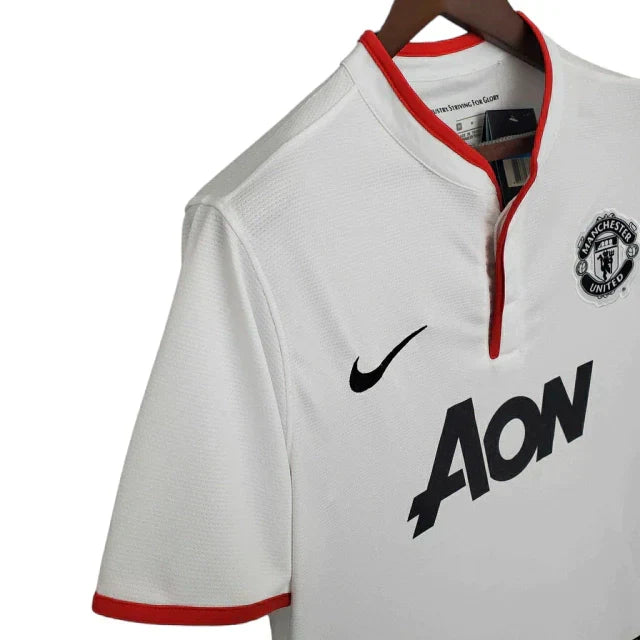 Camisa Manchester United Retrô 2013/2014 Branca