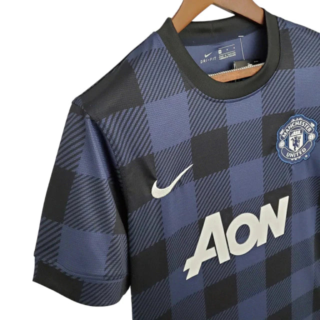 Camisa Manchester United Retrô 2013/2014 Azul Marinho