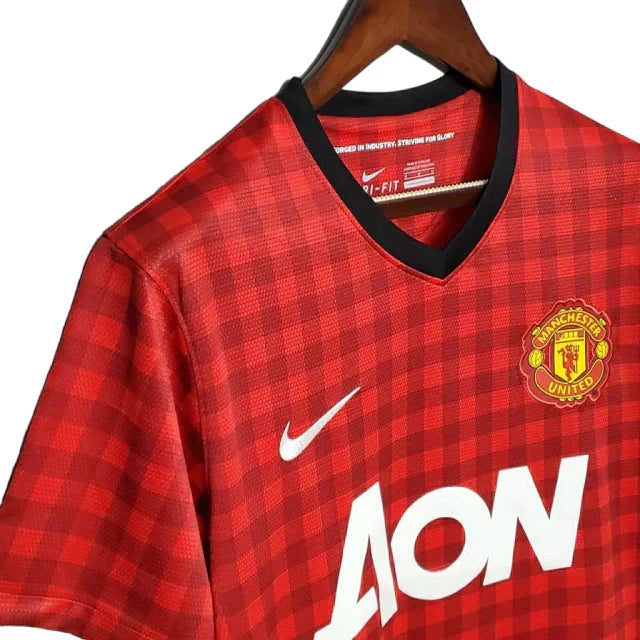 Camisa Retrô Torcedor Masculina Manchester United 2012