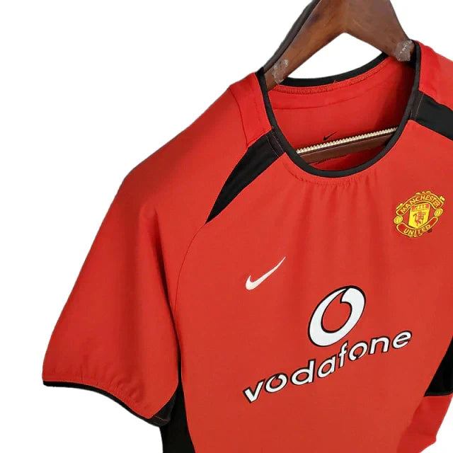 Camisa Retrô Torcedor Masculina Manchester United 2002