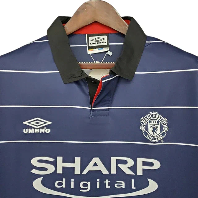 Camisa Retrô Torcedor Masculina Manchester United 1999