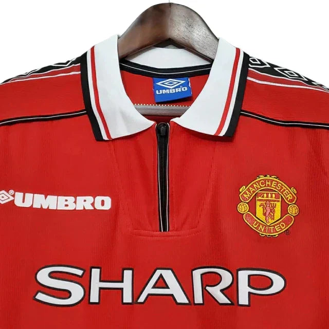 Camisa Retrô Torcedor Masculina Manchester United 1998
