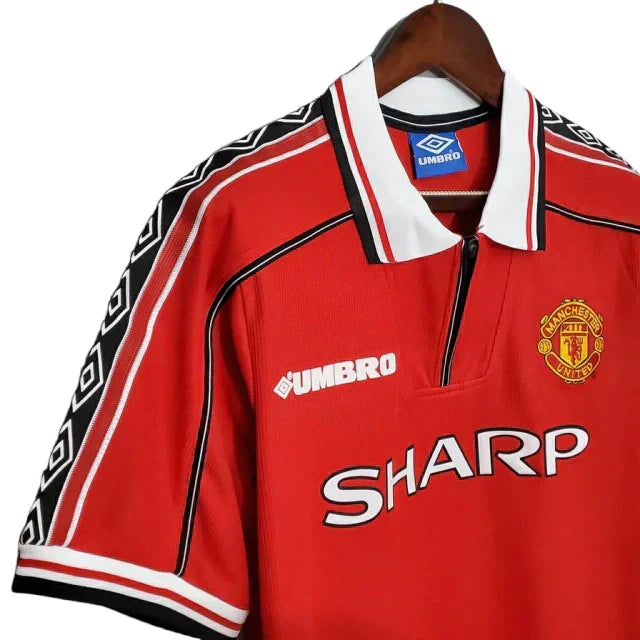 Camisa Retrô Torcedor Masculina Manchester United 1998