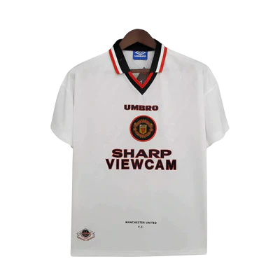 Camisa Manchester United Retrô 1996/1997 Branca