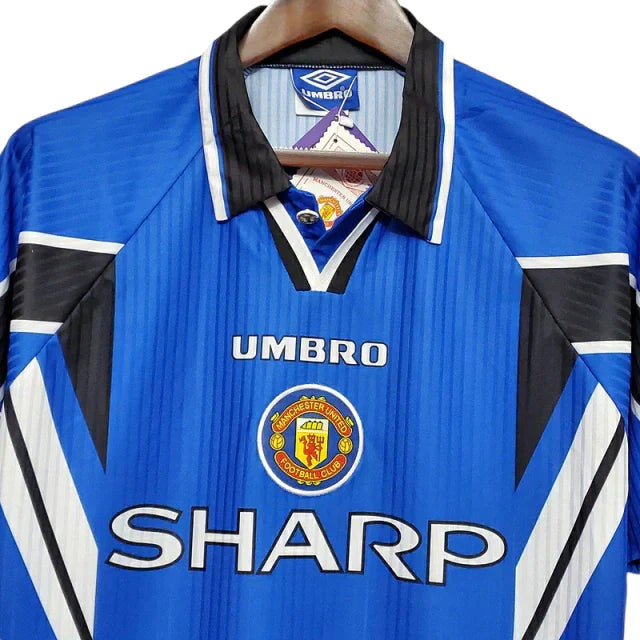Camisa Manchester United Retrô 1996/1997 Azul