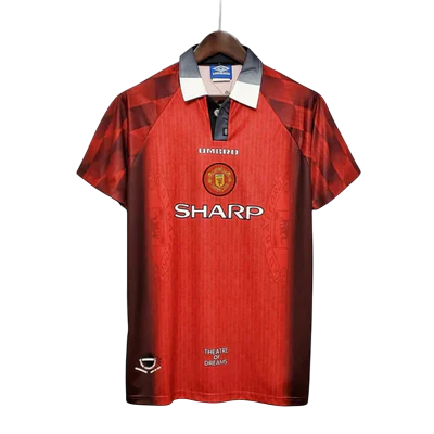 Camisa Retrô Torcedor Masculina Manchester United 1996