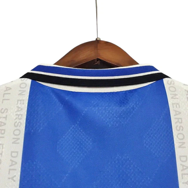 Camisa Manchester United Retrô 1994/1996 Azul e Branca