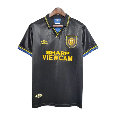 Camisa Manchester United Retrô 1993/1995 Preta