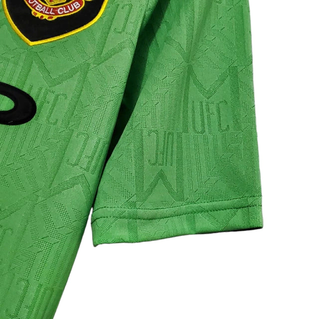 Camisa Manchester United Retrô 1992/1994 Verde e Amarela