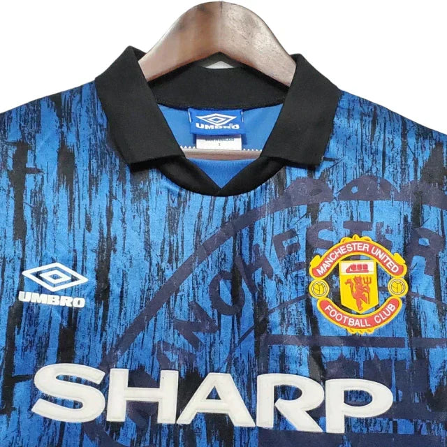 Camisa Retrô Torcedor Masculina Manchester United 1992