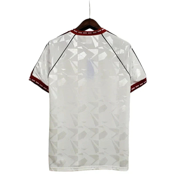 Camisa Manchester United Retrô 1991 Branca
