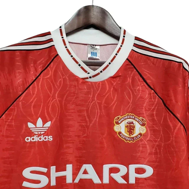 Camisa Manchester United Retrô 1990/1992 Vermelha