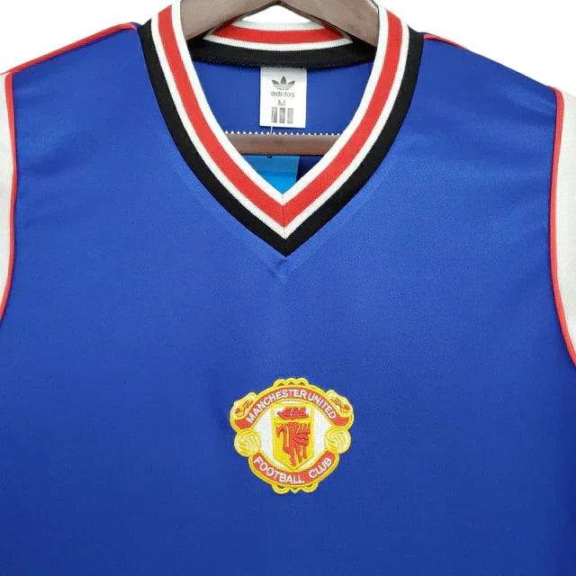 Camisa Manchester United Retrô 1985/1986 Azul