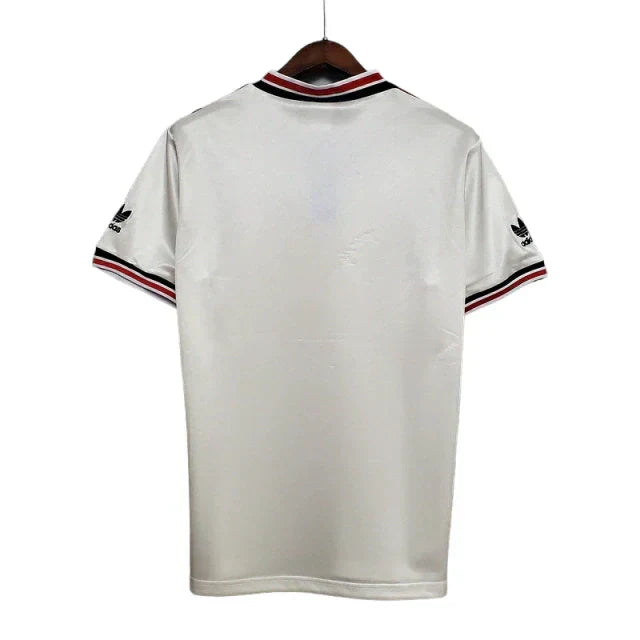 Camisa Manchester United Retrô 1985 Branca