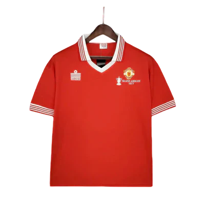 Camisa Manchester United Retrô 1977 Vermelha - Admiral