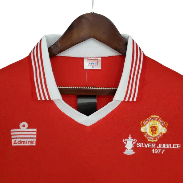 Camisa Retrô Torcedor Masculina Manchester United 1977