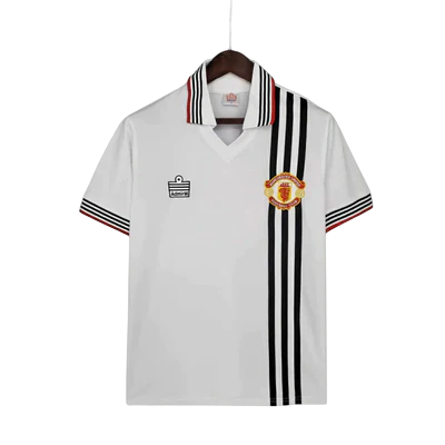 Camisa Manchester United Retrô 1975/1980 Branca - Admiral