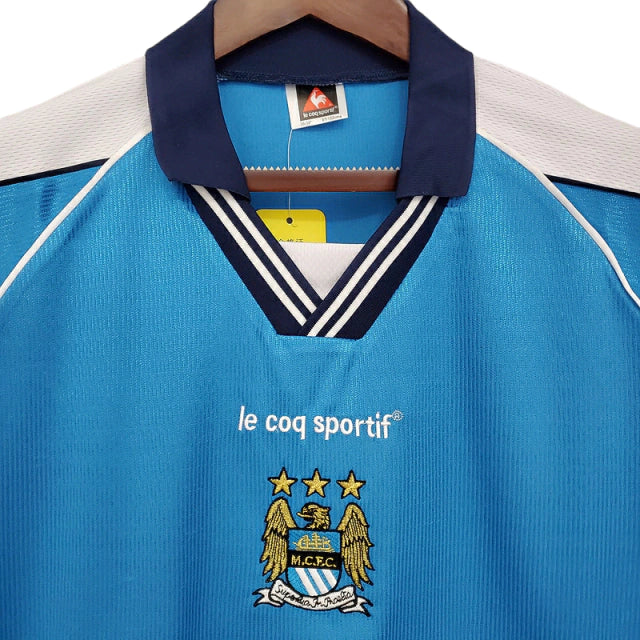 Camisa Retrô Torcedor Masculina Manchester City 1999