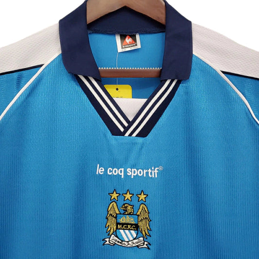 Camisa Retrô Torcedor Masculina Manchester City 1999