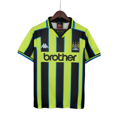 Camisa Manchester City Retrô 1997/1998 Azul