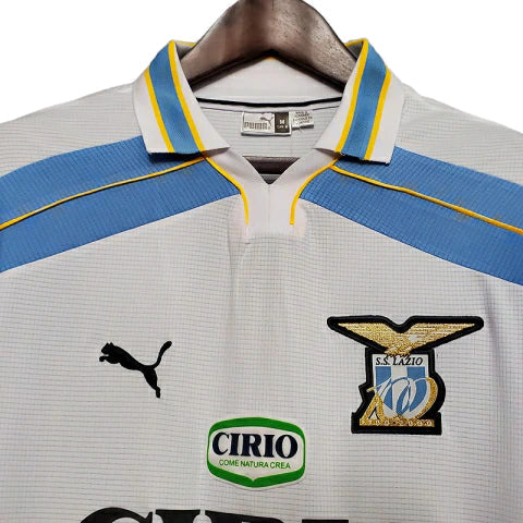 Camisa Lazio Retrô 98/00 Masculino Branca